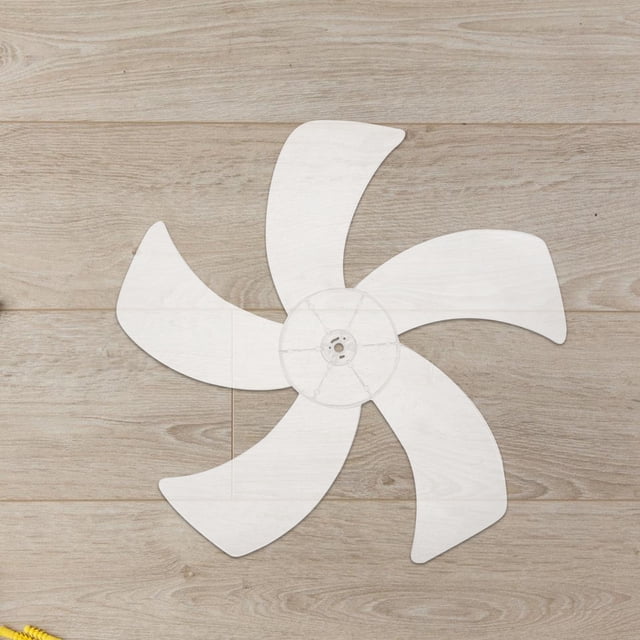 TEHAUX Repair Part Fan Blade Plastic for Office Use 1 Piece