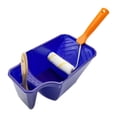 thumbnail image 7 of Paint Tray Ergonomic Paint Pot with Handle Mini Plastic Paint Tray Textured Deep Roller Frame for Painting, 7 of 7