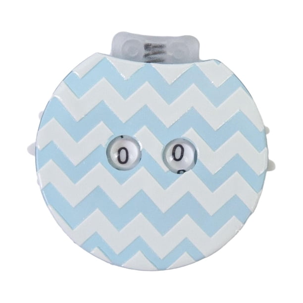 Contador de puntos de punto, herramienta de marcado de puntos, mini manual compacta para suéteres Azul