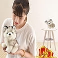 thumbnail image 4 of Peluche de perro Husky de peluche, cachorro de peluche Husky, regalos adorables para niños JM, 4 of 5
