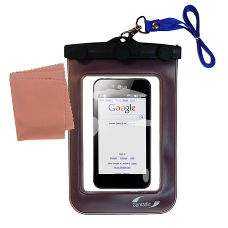 Gomadic Clean and Dry Waterproof Protective Case Suitablefor the LG B to use Underwater