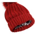 thumbnail image 6 of CoCopeaunts Knitted Hat For Women Cap With Faux Knit Winter Womens Warm Hats Pom Baseball Caps Hat Winter Beanie hats For Women, 6 of 6
