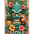 thumbnail image 4 of Wooden Carving Tropical Banner Tropical Leaves Aloha Celebration Banner for Summer Party Luau Decoration Beach Event, 4 of 7