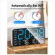 thumbnail image 5 of 2X Reloj de Pared Digital Grande de 8,4 Pulgadas, Despertador LED con Dígitos Grandes, Fecha, Temperatura, Horario de Verano, para Habitación, Dormitorio, Regalo, Azul, 5 of 5
