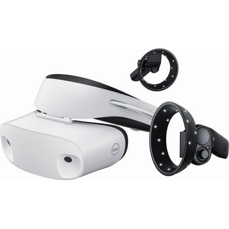 Dell Visor Virtual Reality Headset and Controllers for Compatible Windows PCs