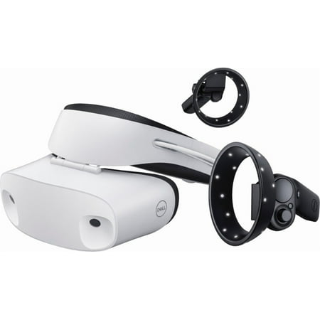 Dell Visor Virtual Reality Headset and Controllers for Compatible Windows