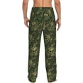 thumbnail image 6 of Cauagu Green Camouflage Skull Mens Pajama Pants Sleep & Lounge Pants,PJ Bottoms with Pockets-XX-Large, 6 of 7