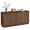 Walnut + Marble pattern, variant on BFJDM 67" Arched Sideboard Buffet Cabinet, 4-Door Wood Walnut Credenza Storage Accent Cabinet TV Console for Living Room Kitchen Dining Room Entryway