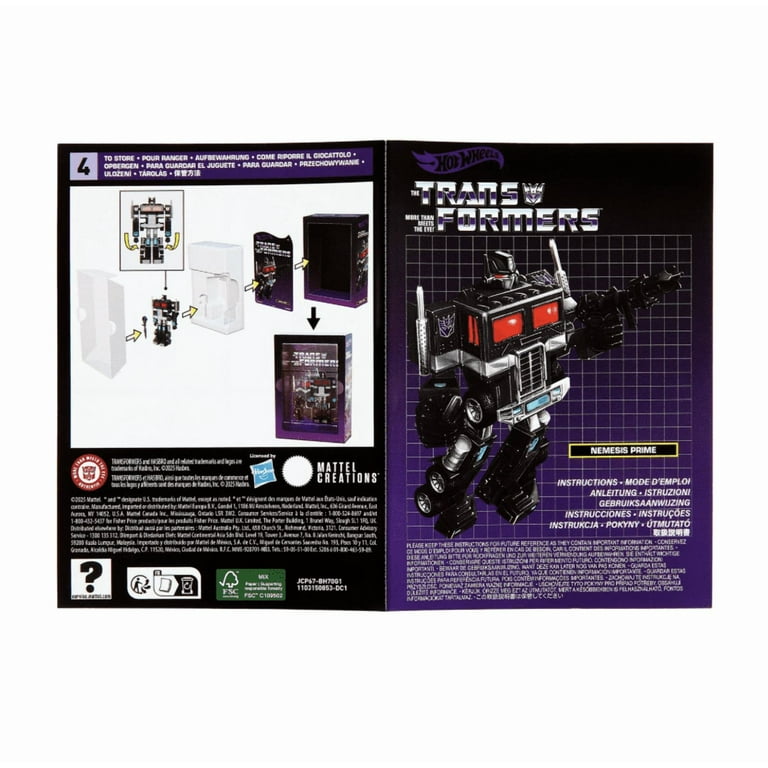 Hot Wheels Transformers Nemesis Prime - Walmart.com
