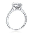 thumbnail image 4 of Kobelli 14k Gold Emerald Cut Moissanite Halo Engagement Ring GH/VS, DEF/VS, 4 of 5