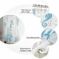 thumbnail image 4 of Shower Curtain, Blue Ocean Coral Shell Starfish Waterproof Shower Curtain Set with Hooks for Bathroom Showers,Stalls and Bathtubs,60x72In Seahorse Jellyfish Marine Life, 4 of 9