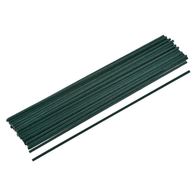 Unique Bargains Fiber Reed Diffuser Sticks 8.6'x3mm for Aroma Fragrance Essential Oil, Dark Green Pack of 100