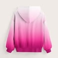 thumbnail image 6 of Cute Hoodies for Teen Girls Trendy Preppy Hooded Sweatshirts Oversized Long Sleeve Pullover Sweatshirt Girls Gradient Clothes, 6 of 7