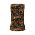 thumbnail image 5 of Haiem Embroidery Chicken Rooster And Sunflowers Workout Tank Tops for Women, Athletic Sports Slim-Fit Tank Tops, Compression Sleeveless Dry Fit Shirts,Athletic Shirt-Large, 5 of 9