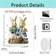 thumbnail image 5 of YWIYIUD Easter Rabbit Eggs Decorations Spring Easter Centerpieces Tiered Tray Decor 2D Flat Acrylic BunnyEgg Flower Figurines Table Ornament for Farmhouse Home Kitchen Easter Party,Birthday Gifts, 5 of 9