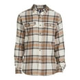 thumbnail image 3 of George Men's and Big Men's Super Soft Flannel Shirt, up to 5XLT, 3 of 4