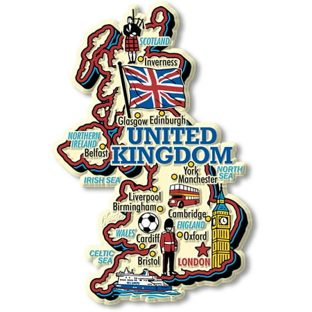

United Kingdom Jumbo Country Magnet by Classic Magnets