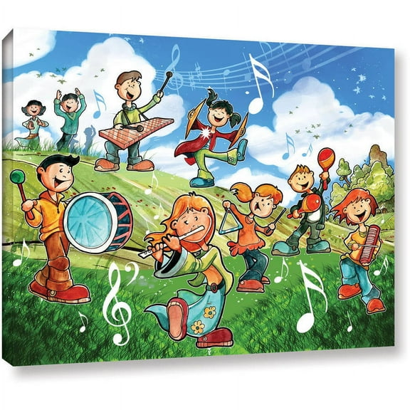 Luis Peres "Music Kids" Gallery-Wrapped Canvas