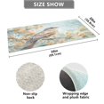 thumbnail image 3 of Haosy Watercolor Bird Flower Bathroom Rugs Non Slip Absorbent Soft Plush Quick Dry Bath Mat, 39"x20", 3 of 8