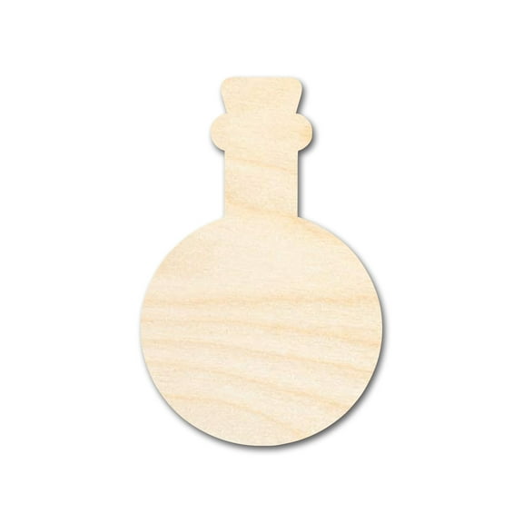 Unfinished Wood Spooky Potion Shape 5" / 1/8"