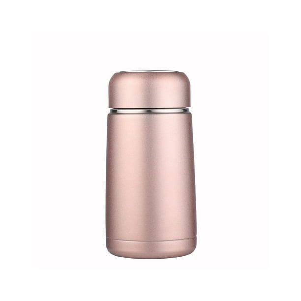 Toystoory Frasco de vacío de 350ML, botella portátil, taza aislada de acero inoxidable, botellas de agua, tazas inferiores antideslizantes para viajes, Teteras Rosado Toystoory HA071532-03
