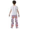thumbnail image 4 of FORMRS Boys Pajama Pants with Pockets Size 6-8Y Kids Lounge Sleep Bottoms, Purple Cute Halloween, 4 of 8