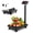Black, variant on NurtureTail Digital Platform Scale, 660 LBS Commercial Electronic Shipping Scale with LB/KG Conversion, 0.1 LBS Accuracy, LED Display & Foldable Design for Packages, Luggage,Sliver