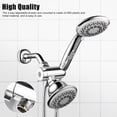 thumbnail image 2 of 3-Way Shower Head Diverter Valve, TSV G1/2 Shower Arm Diverter Valve with Adjustable Handshower Mount for Hand Held Showerhead, Shower Arm Mounted Valve Fix Bracket Bathroom, 2 of 10