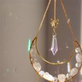 thumbnail image 2 of Crystal Wind Chime Metal Moon Light Catcher Colgante Home Room Decor (Blanco) Likrtyny Libre de BPA, 2 of 8