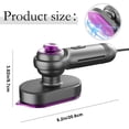 thumbnail image 3 of Steamer for Clothes, Portable Handheld Garment Steamer and Iron with Fast Heat-up, Powerful Rotatable Handle Clothes Steamer,Compact Size, For Travel Home Use And Garment Care(Purple3), 3 of 8