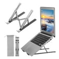 thumbnail image 1 of Mistaha Laptop Stand Adjustable Portable Computer Riser Tablet Elevator for Desk Cooling Aluminum Ventilated Notebook Holder Compatible with 10-17in PC Fully Collapsible, 1 of 8