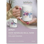 Wellington, Waterslide Decal Paper Laser White 20 Sheets A4 Size