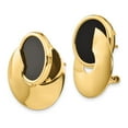 thumbnail image 2 of Primal Gold 14 Karat Yellow Gold Onyx Fancy Earrings, 2 of 4
