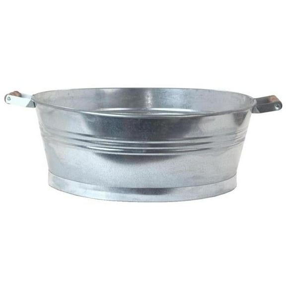Galvanized Steel Oval Planter - Tub