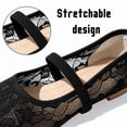 thumbnail image 4 of CHICVOMEY Mesh Ballet Flats for Women Breathable Ballet Flats with Buckle Fashion Fishnet Flats for Women Casual Work Flats, 4 of 9