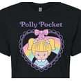 thumbnail image 3 of Polly Pocket - Rainbow And Polly Pocket In Heart - Junior's - Women's Cropped T-shirt, 3 of 5