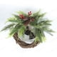 thumbnail image 2 of Corona navideña, corona artificial y dorada, corona navideña para árbol de Navidad, corona navideña para puerta de entrada., 2 of 4