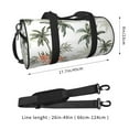 thumbnail image 4 of Bingfone Vintage Palm Trees Print Gym Duffle Backpack for Men Women,Travel Weekender Carry-On Bags with Detachable Back Pack Straps for Traveling Overnight Climb Sports, 4 of 8