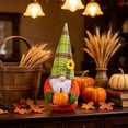 thumbnail image 4 of PYURTEP Fall Gnomes, Handmade Plush Gnomes Decorations, Thanksgiving Halloween Tabletop Ornament for Desktop Shelf Mantel Indoor Festive Home Decor, 4 of 6