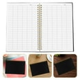 thumbnail image 1 of ELAYARD Expense Tracker Inventory Log Book Black PP Financial Ledger for Warehouse 1Set, 1 of 8