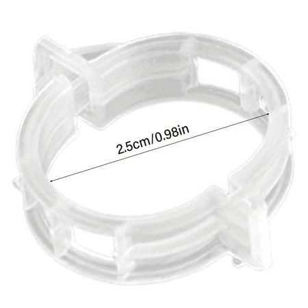 

GRYJT 100pcs/pack Plant Support Clips -Reusable Buckle Design for Orchids Delicate Vines & Plant Stems -Easy to Use Durable Plastic