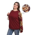thumbnail image 2 of FOLUNSI Pullover Sweatshirt - Crew Neck, Long Sleeve - Women's Plus 2XL, 2 of 8