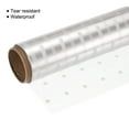 thumbnail image 3 of Uxcell 49ft x 16in Wrap Wrapper Wrapping Paper 3 Mil Thick White Polka Dots, Clear 1 Roll, 3 of 4