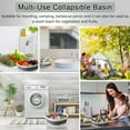 thumbnail image 6 of Mirdinner Collapsible Dish Tub 3 Pack(3/6/10L), Foldable Collapsible Wash Basin, Space-Saving Collapsible Sink Camping, Collapsible Basin for Dishing, Fruit, Beverage Tubs, Camping, 6 of 6