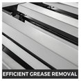 thumbnail image 4 of Range Hood Filters 6 Pack 20x20x2 Inch, 430 Stainless Steel Grease Filters, 4 Grooves Commercial Kitchen Hood Filters for Restaurant & Home Use, 4 of 7