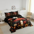 thumbnail image 3 of Erosebridal Ensembles de Couette Champignons Rouges Format Grand, Couettes et Duvets Conte de Fées, Déco Féerique Mignonne, Réversible 3 Pcs, 3 of 8