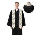 thumbnail image 4 of Fotbe Yoga Dogs Poses Printed Class of 2024 Graduation Stole, 4 of 7
