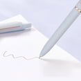 thumbnail image 2 of Clearance Under $2 |0.5mm Retractable Black Ink Gel Pens Soft Aesthetic Pastel Barrel Smooth Quick-Dry Non-Bleed Writing Pens For Daily Note-Taking Office Drafting(Blue), 2 of 5