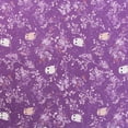 thumbnail image 3 of 3 Yard Cut Threadart Cotton Quilting Fabric Sold By The Yard - Vintage Threads Collection - 44" Width - 100% Cotton - Quilting, Sewing, Crafts - Purple Owls, 3 of 5