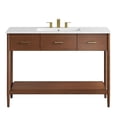 thumbnail image 4 of Zaire 48" Single Sink Bathroom Vanity in Walnut White, 4 of 10